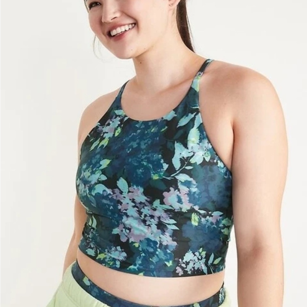 Old Navy Active Powersoft Light Support Sports Bra Crop